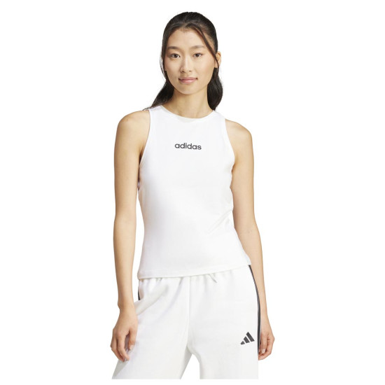 Adidas Γυναικεία αμάνικη μπλούζα Linear Single Jersey Tank Top